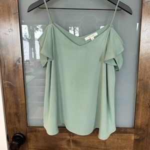 Flowy Muted Green Top